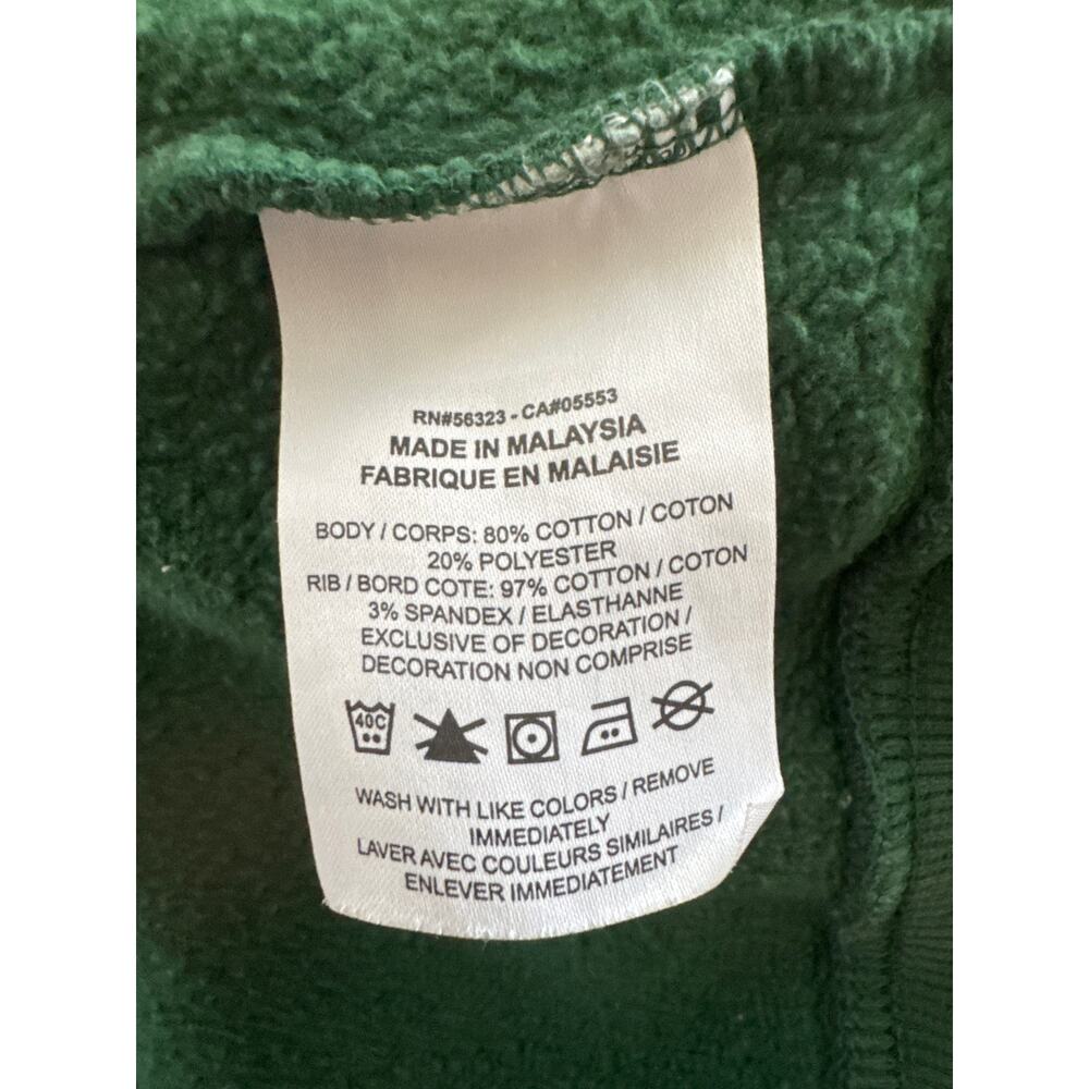 Nike NSW Oversized Crew Green Sweatshirt Revolve Embroidered Logo Womens Medium - Picture 7 of 9